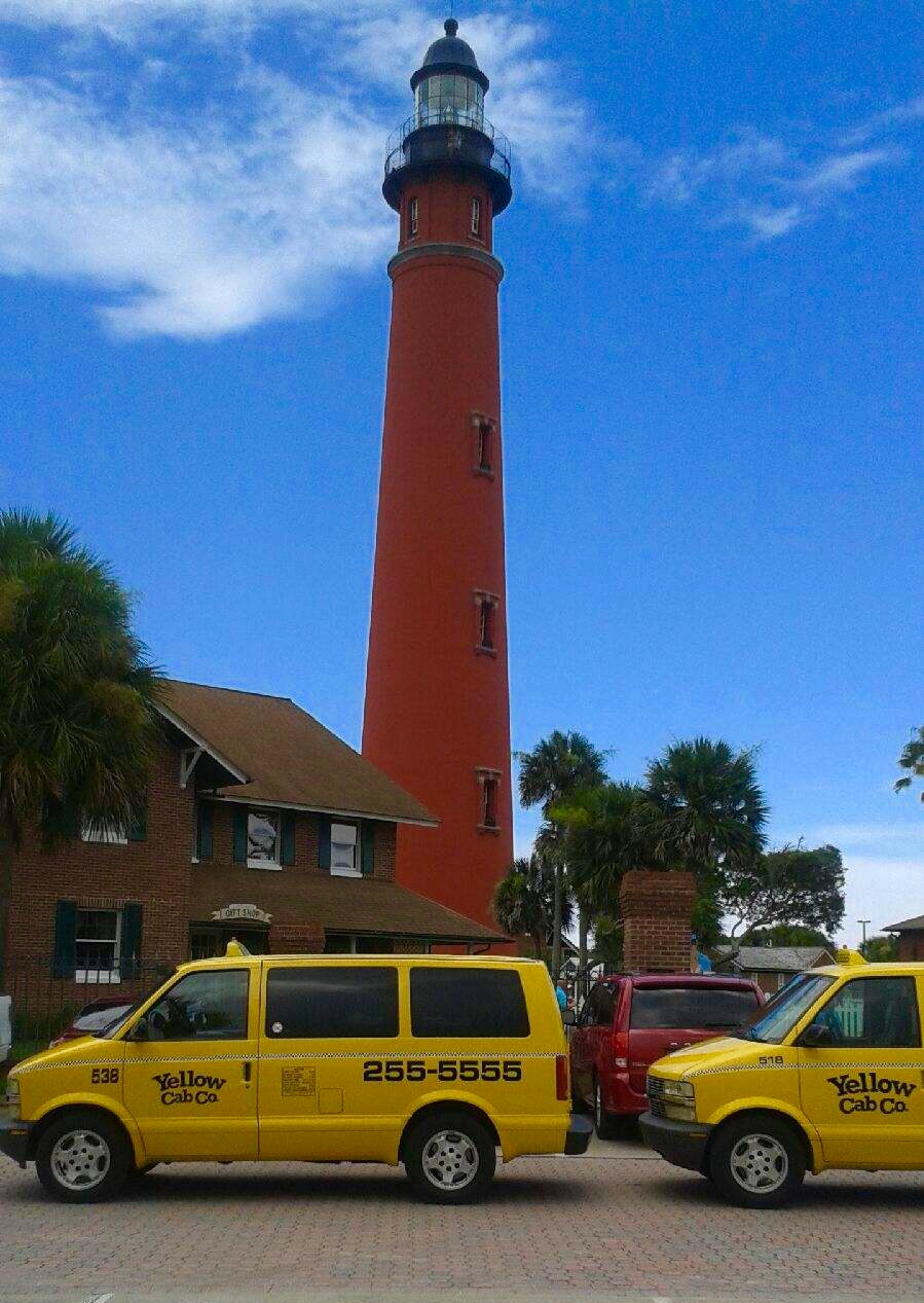 Daytona Beach taxi Yellow Cab Co. services the Ponce Inlet area