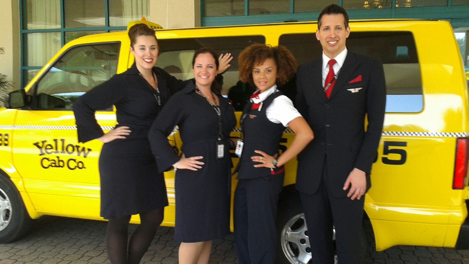 Delta Airlines pilots & crew choose Daytona Beach taxi service Yellow Cab Co.